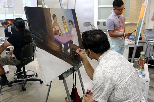 Student Major in art